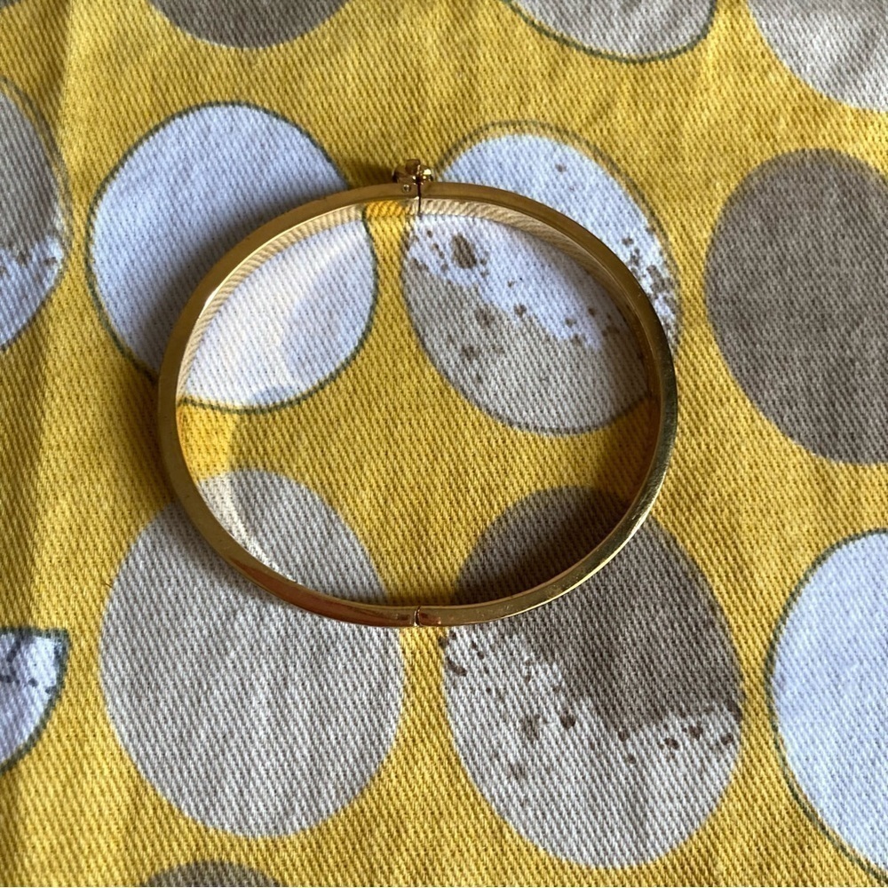 Kate Spade Heritage enamel black and gold bangle - Picture 6 of 13